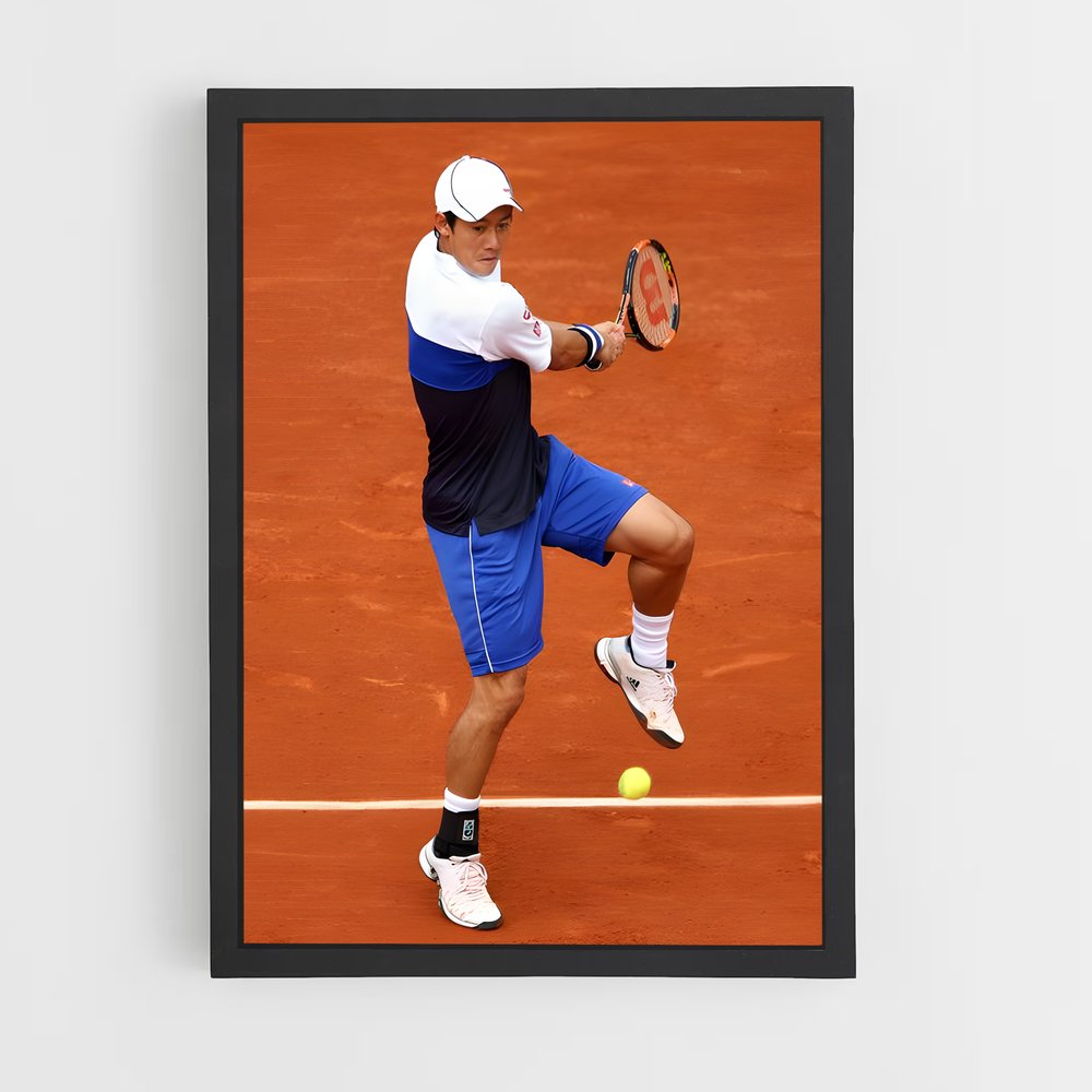 Poster Kei nishikori ace – affiche Tennis (vue 2)
